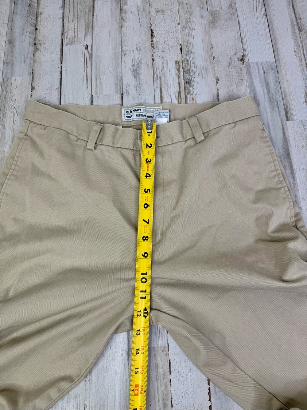 Vintage Old Navy Regular Khaki Beige Chinos Pants Mens 32x31.5 - Picture 7 of 11